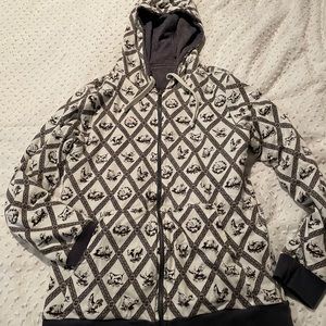 Burton Full Zip Sweatshirt REVERSIBLE!  - Medium